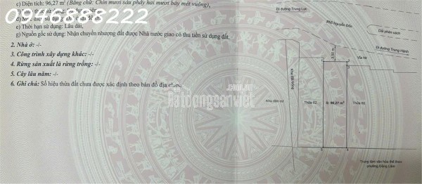 Bán đất mặt đường Nguyễn Đồn - Tuyến 2 Trung Lực