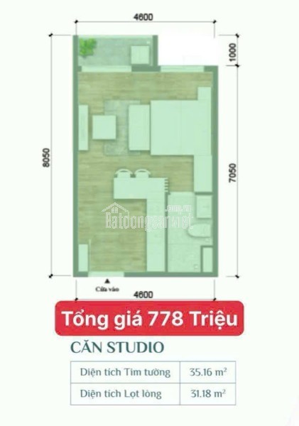 Căn hộ 1PN K‑Home VSIP2 – Không gian xanh, thiết kế thông minh, chỉ 978 triệu