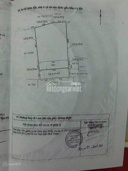 Chính Chủ Bán Hxh Bùi Đình Túy, P.12, Q. Bình Thạnh, Dt: (24 X 16m), Giá Chỉ 40 Tỷ. Tell: