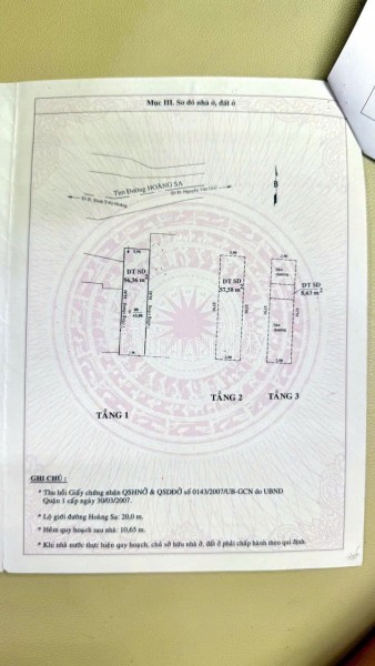 Chính Chủ Bán Mặt Tiền Hoàng Sa, P: Đa Kao, Q.1. DT: (4 x 16m), Chỉ 22 Tỷ, Tell: O911.16O.692