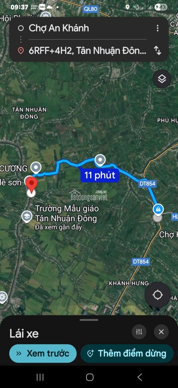 Bán xưởng gỗ rộng gần 2.000m2. MẶT TIỀN QL80 Châu Thành, Đồng Tháp.
