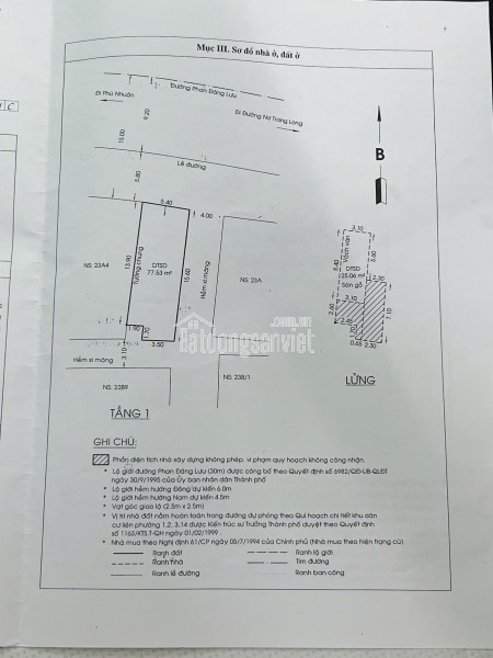 Bán Nhà Mặt Tiền 25 Phan Đăng Lưu, P3, Q. Bình Thạnh