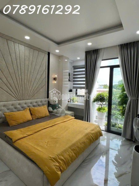 HẺM XE HƠI - NƠ TRANG LONG - P13 - 60M2 - 4 TẦNG - 4PN - SỔ VUÔNG - HOÀN CÔNG - TẶNG NỘI THẤT -