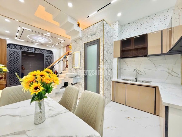 GÒ VẤP NGAY LÊ VĂN THỌ -  A4 2 TẦNG  full Nội Thất - NHÀ SIÊU MỚI SIÊU ĐẸP GIÁ HẠT DẺ Nhỉnh 3 Tỏi