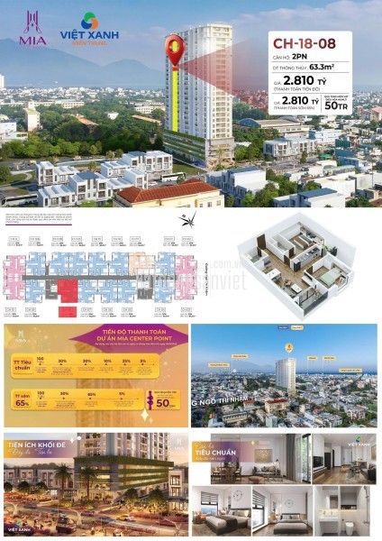 🏙 CHỈ 2,5 TỶ – SỞ HỮU NGAY CĂN HỘ 2PN CAO CẤP TẠI TRUNG TÂM LIÊN CHIỀU 🏙