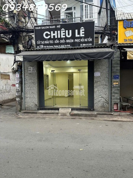 MẶT TIỀN KINH DOANH CỰC VÍP - LÔ GÓC - GẦN CHỢ TRẦN VĂN QUANG - VỪA CHO THUÊ VỪA KHAI THÁC CHDV.
