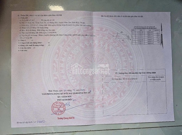Cơ Hội dự án Vàng: 1033m2 Đất Thổ Cư Quốc Lộ 55, Hàm Tân - Bình Thuận, Chỉ 1 Tỷ!