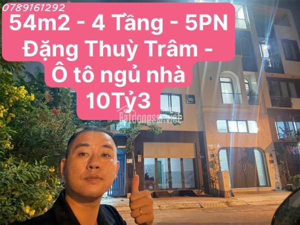 ĐẶNG THUỲ TRÂM - BÌNH LỢI - P13 - 54M2 - 4 TẦNG - 5PN - 10TỶ3
