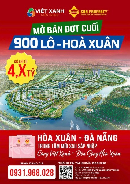 VIỆT XANH ĐÀ NẴNG- MỞ RỘNG CHI NHÁNH -  ĐÓN THÊM NHÂN TÀI