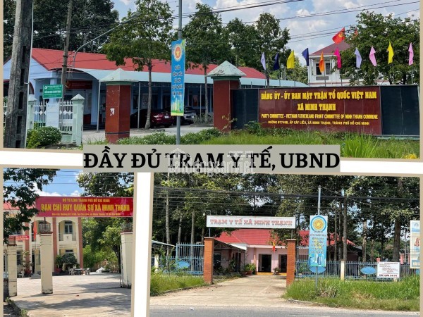 Đất liền kề chợ trường UBND Minh Thạnh Bình Dương (cũ)