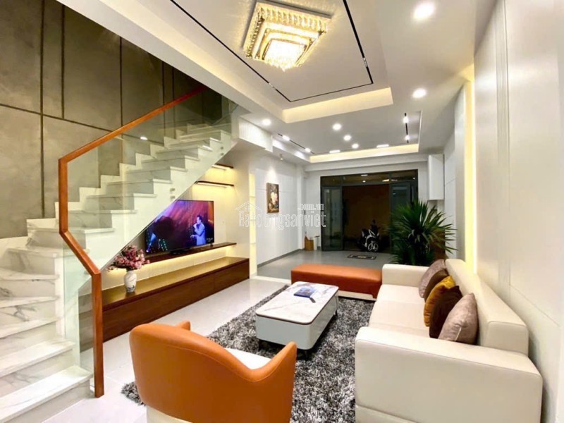 81m2 - Giá 9.7 tỷ - Nhà mới HXH Huỳnh Tấn Phát kế chợ Phú Thuận, Q7