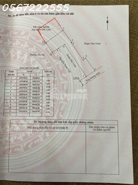 Chính chủ cần bán đất tại TDP Quyết Tiến, phường Hợp Đức, quận Đồ Sơn, Hải Phòng.