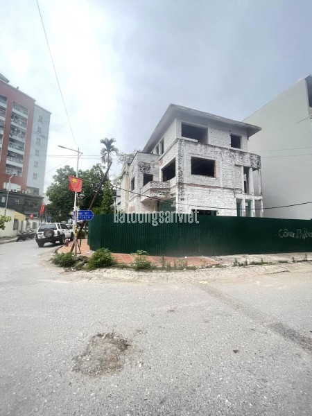 Biệt thự lô góc BT7 KĐT Văn Khê- Hà Đông- Nhà thô- vỉa hè ô tô tránh- 182M² giá nhỉnh 40 tỷ
