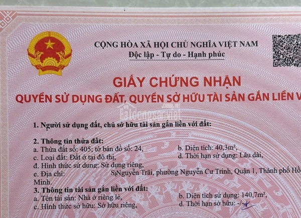 Bán Nhà Hẻm Xe Hơi 212B/D27 Nguyễn Trãi, Nguyễn Cư Trinh, Q1