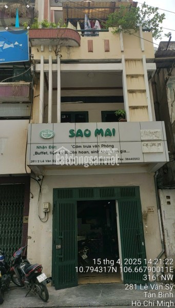 Bán Nhà Hẻm Xe Hơi 281/2 + 285 Lê Văn Sỹ, P.1, Quận Tân Bình