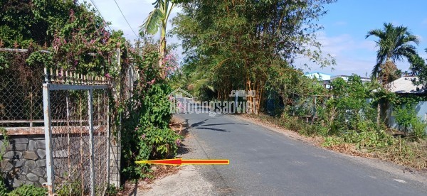 Lô đất trồng bưởi Lộ Xoài giáp ranh Mỹ Tho. Diện tích 1.700m2. Cách QL50 chỉ 1,5 km.