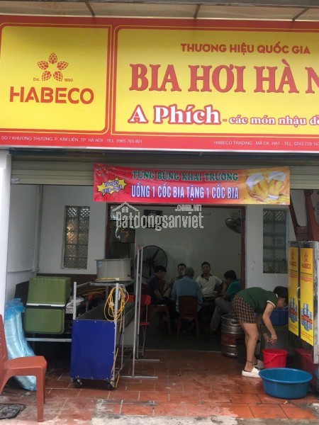 Cần cho thuê ghép bán hàng ăn sáng và ăn trưa số 7 Khương Thượng Đống Đa Hà Nội