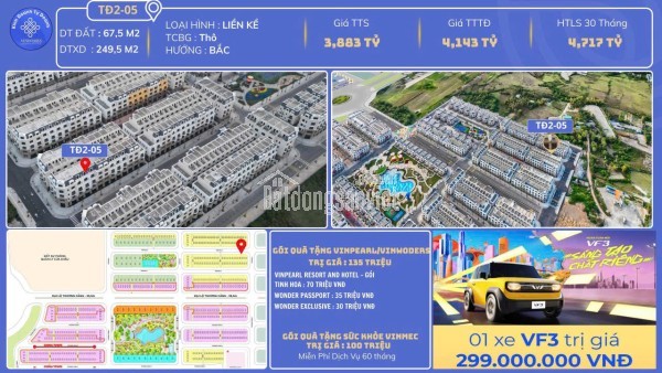 MUA NHÀ VINHOMES TẶNG XE VINFAST - MONG CÁI , QUẢNG NINH