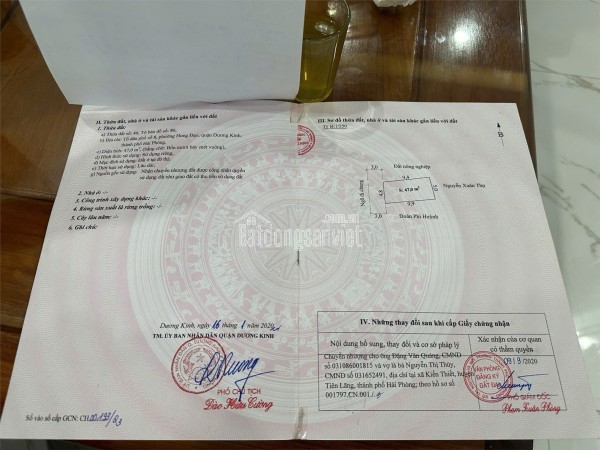 1.1x tỷ 47m2 Hưng Đạo Dương Kinh Zalo 0567222555