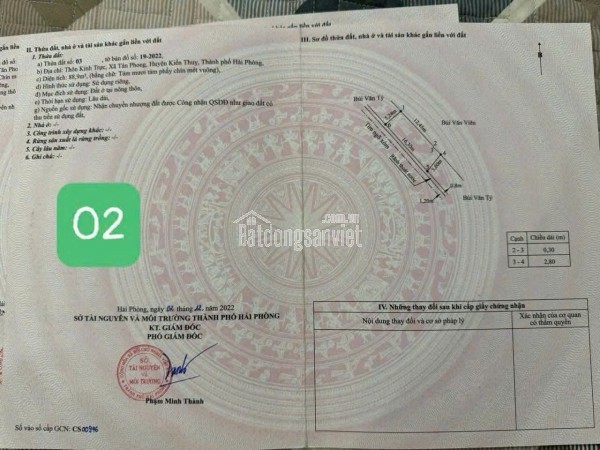 9xx tr 88.9m2 Kính Trực Tân Phong Zalo 0567222555