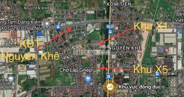 Bán Lô Đất Đấu Giá 88m² Tại X5 Nguyên Khê, Đông Anh giá siêu hấp dẫn
