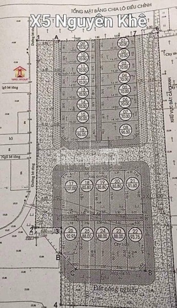 Bán Lô Đất Đấu Giá 88m² Tại X5 Nguyên Khê, Đông Anh giá siêu hấp dẫn