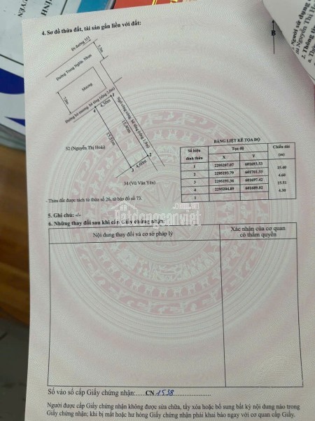 1.45 tỷ 65.5m2 Trung Nghĩa Đồ Sơn Zalo 0567222555