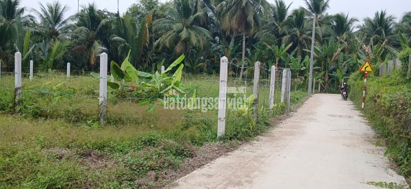 Bán rẻ gấp cặp 2 nền đất thổ cư liền kề. Ấp phước Thuận, xã Phước Thạnh, TP Mỹ Tho