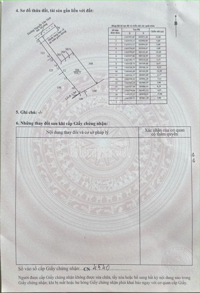 Bán lô đất thổ lúa làm nhà vườn giá 1,65 tỷ