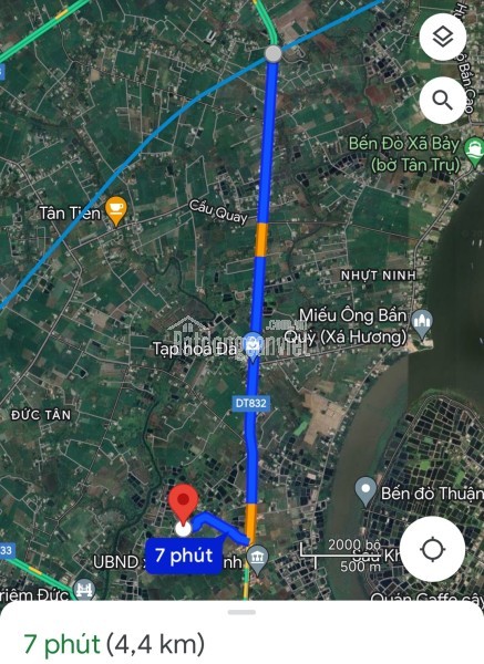 Bán lô đất thổ cất nhà vườn giá 630 triệu