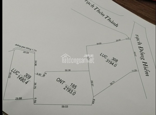 Bán gấp lô đất thổ lúa gần Quốc Lộ 50B hạ giá 6 tỷ