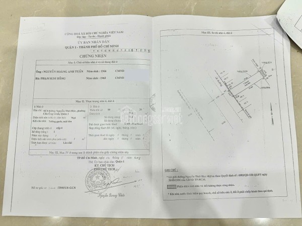 Bán Nhà Mặt Tiền 8 Nguyễn Thái Học, P. Cầu Ông Lãnh, Quận 1