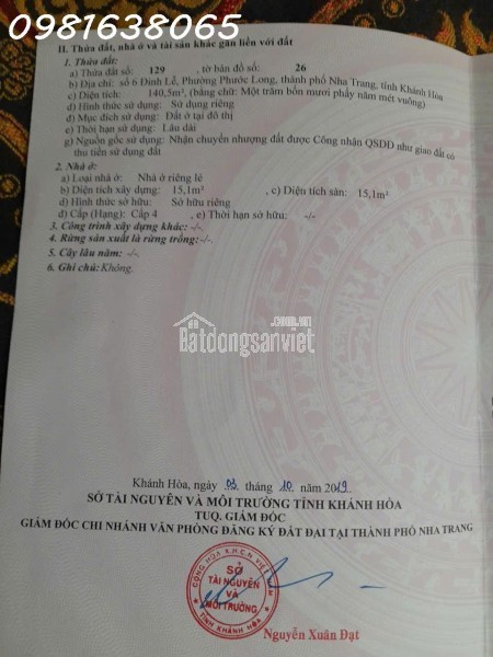 BÁN NHÀ 3 TẦNG MẶT TIỀN QUANG TRUNG – TRUNG TÂM NHA TRANG