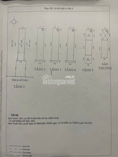 Bán Nhà Mặt Tiền 42B Gò Dầu, Tân Sơn Nhì