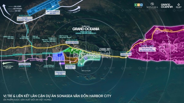 GRAND OCEANIA VÂN ĐỒN – BIỆT THỰ BIỂN ĐẲNG CẤP TRONG QUẦN THỂ SONASEATọa lạc tại Khu đô thị nghỉ
