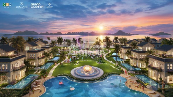 GRAND OCEANIA VÂN ĐỒN – BIỆT THỰ BIỂN ĐẲNG CẤP TRONG QUẦN THỂ SONASEATọa lạc tại Khu đô thị nghỉ