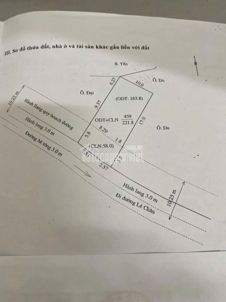TRUNG TÂM TP YÊN BÁI – BÁN LÔ ĐẤT ĐẸP GẦN KS TRƯỜNG SƠN – GIÁ ĐẦU TƯ