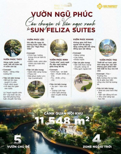 CHUNG CƯ CAO CẤP SUN FELIZA SUITES, THỂ HIỆN PHONG CÁCH RIÊNG CỦA CHỦ NHÂN