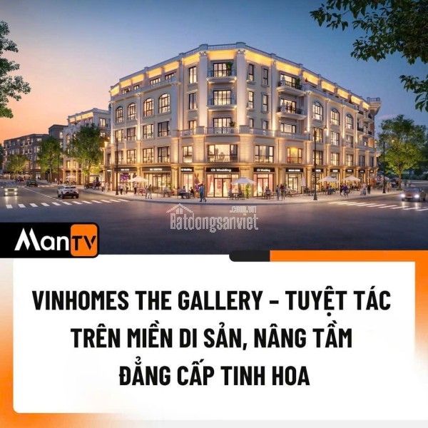 VINHOMES THE GALLERY - LGU1.GUM-1X – TÂM ĐIỂM NỘI KHU - KINH DOANH ĐẮC LỢI
