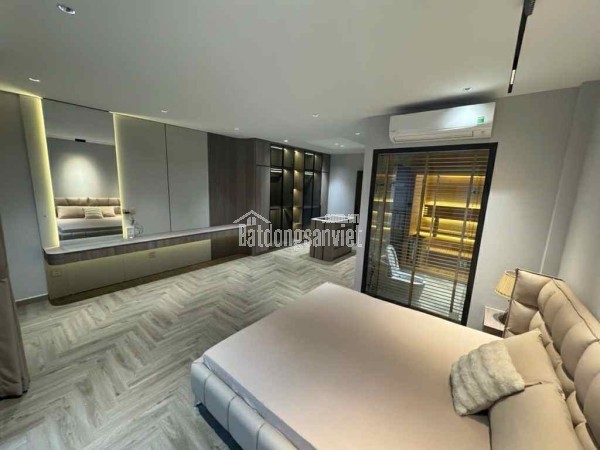 nhà đẹp Ngọc Thuỵ, 7 tầng thang máy, mặt tiền 5.7m, gara 2 xe 7 chỗ, kinh doanh, full nội thất