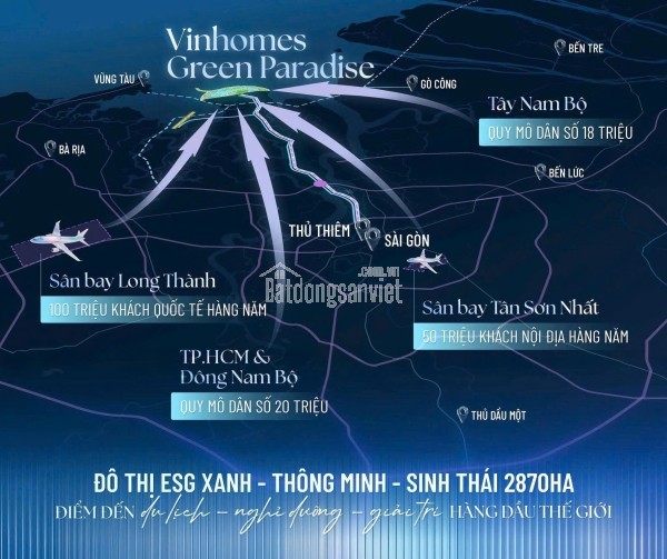 CHÍNH THỨC NHẬN BOOKING VINHOMES GREEN PARADISE CẦN GIỜ - HỒ CHÍ MINH CITY