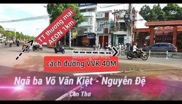 NHÀ PHỐ BÌNH THUỶ,CẦN THƠ – 10x60m(600m2) – 1 trệt 1 lầu – khu vực trung tâm – Giá bán 35 tỷ ( có