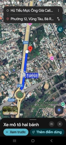 Lô đất Vũng Tàu rộng 548m2, Cách vòng xoay QL51 và Đường ven biển chỉ 500m.