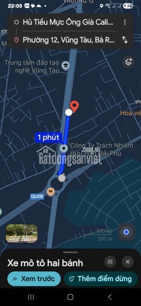 Lô đất Vũng Tàu rộng 548m2, Cách vòng xoay QL51 và Đường ven biển chỉ 500m.