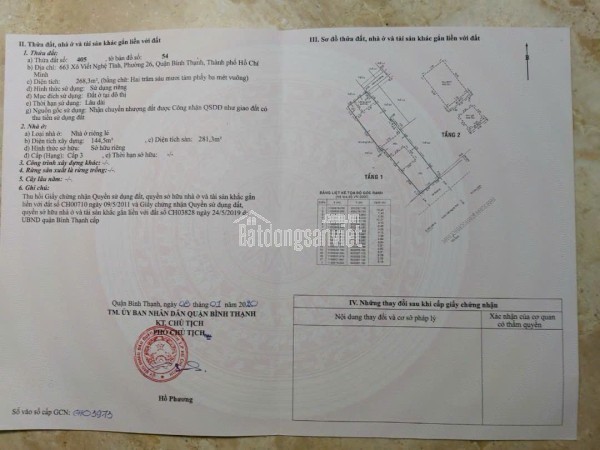 Chính Chủ Bán Mặt Tiền Xô Viết Nghệ Tĩnh, P.26, Bình Thạnh: DT 7.2x40m, Giá Tốt 56 Tỷ, Vị Trí Đẹp!