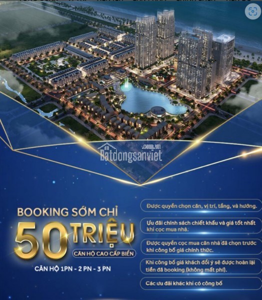 Căn hộ biển quốc tế booking 50 triệu trở thành cư dân khu đô thị quốc tế Regal Legend Quảng Bình