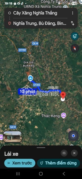Nghĩa Trung, Bù Đăng. Mặt tiền ĐƯỜNG TỈNH 312, Mặt bằng kinh doanh rộng 515m2.