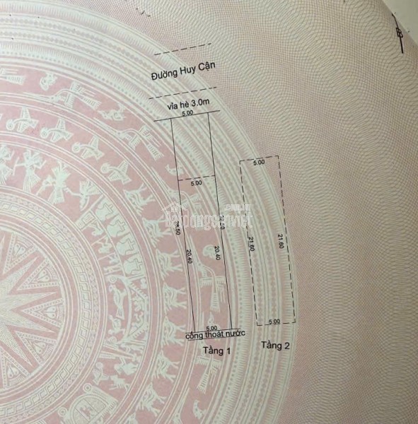 CẦN BÁN NHÀ 2 TẦNG MẶT TIỀN HUY CẬN – TRUNG TÂM QUẬN HẢI CHÂU