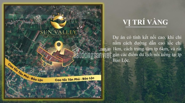 SỞ HỮU LÔ ĐẤT ĐẸP TRONG SUN VALLEY FARM – VIEW ĐỒI XANH, KHÍ HẬU MÁT LÀNH