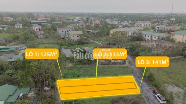 3 Lô đất đẹp trung tâm Nghi Thái – Giá chỉ từ 16tr/m² – Tặng 2 chỉ vàng 9999